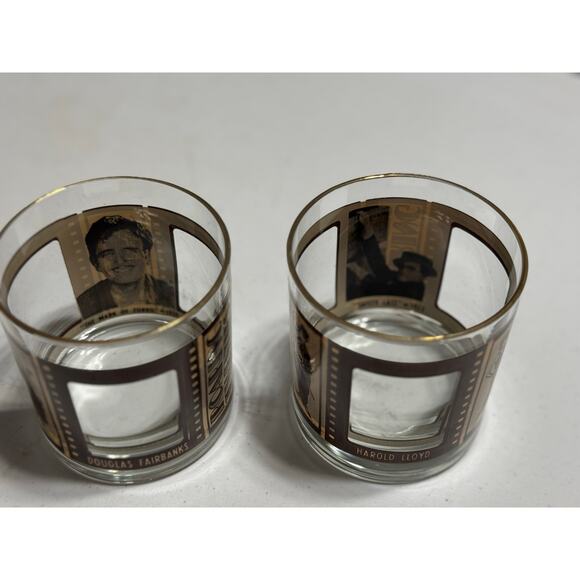 HOuze Roaring Twenties Classic Film Stars Highball Bar Glasses - Picture 4 of 9